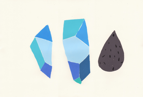 Cristaux et graine - 06/2011 • 40x60